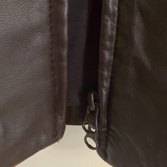 Danier brown leather blazer - Picture 8 of 10